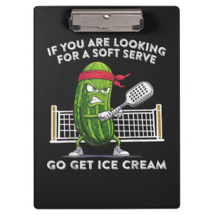 Pickleball Player Funny Clipboard