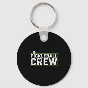 Pickleball player funny pickle ball pickleball cre key ring