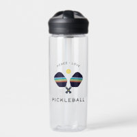 Pickleball Player Gift Peace Love and Pickleball