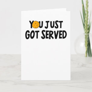 Pickleball Player Hobby Pickleball Saying Funny Card