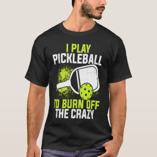 Pickleball Player Paddle Sport Game Match Pickleba T-Shirt