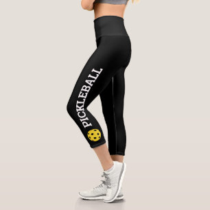Pickleball Player Personalised  Capri Leggings