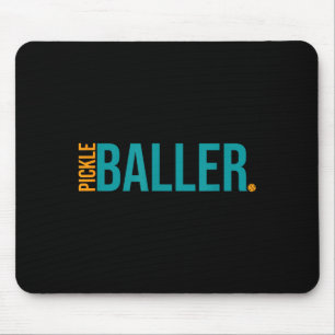 Pickleball player pickleballer pickle baller mouse pad