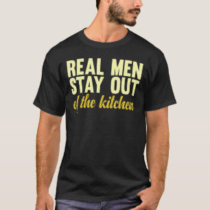 Pickleball Player Pun Real Men Stay Out Of The Kit T-Shirt