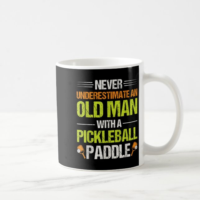 Pickleball Player Quote Funny Pickleball Lover Gra Coffee Mug (Right)