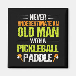 Pickleball Player Quote Funny Pickleball Lover Gra Magnet