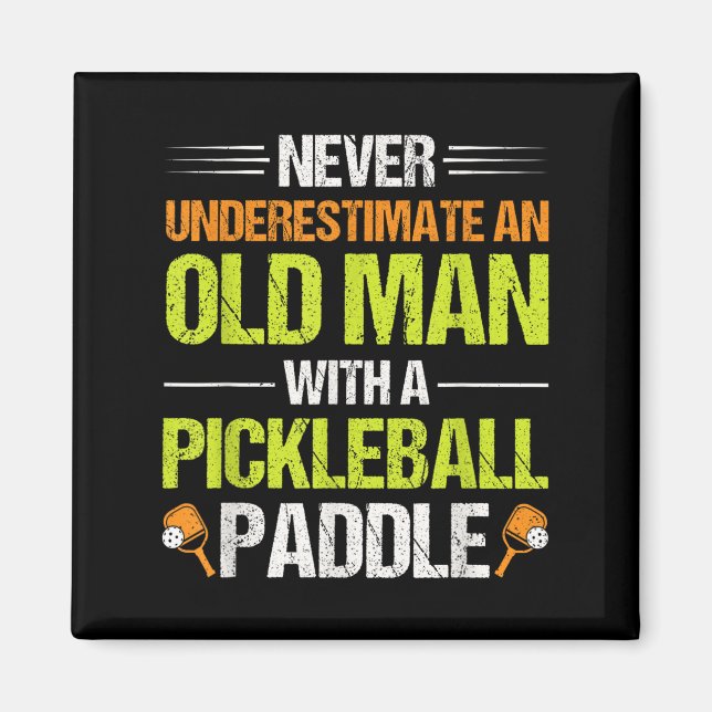 Pickleball Player Quote Funny Pickleball Lover Gra Magnet (Front)