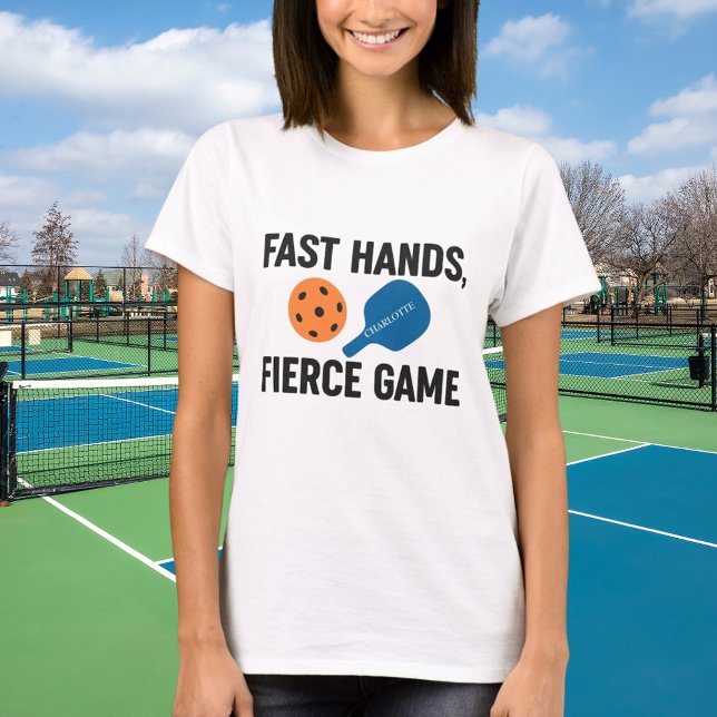 Pickleball player quote name T-Shirt (Creator Uploaded)