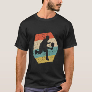 Pickleball Player Retro Distressed Hexagon Pickleb T-Shirt