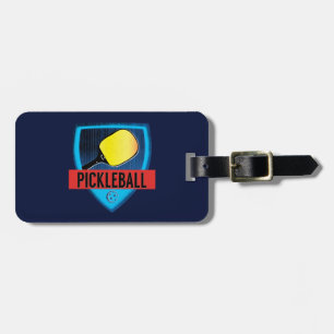 Pickleball Player Sports Bag ID Tag