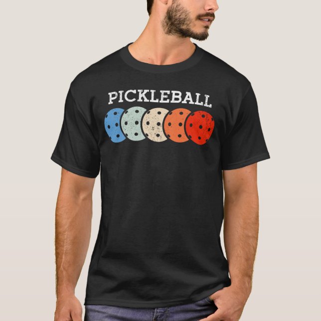 Pickleball Player Sports Lover T-Shirt (Front)