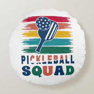 Pickleball Players Gift Idea Round Cushion