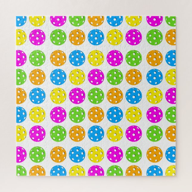 Pickleball Polkadots Jigsaw Puzzle (Vertical)