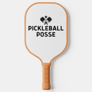 Pickleball Posse Funny Paddle