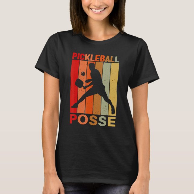 Pickleball Posse  Pickleball Quote Pickleball  1 T-Shirt (Front)