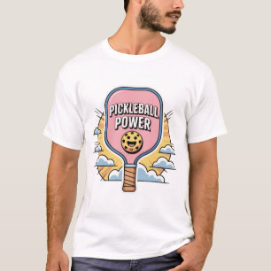 Pickleball Power Shirt Funny Hobby Sports Tee