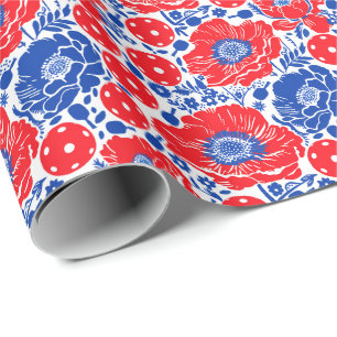 Pickleball Present Wrap Wrapping Paper