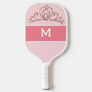 Pickleball Princess Monogrammed Pink Pickleball Paddle