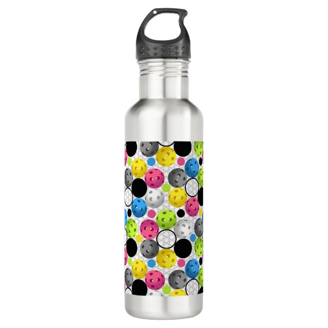 Pickleball Print 710 Ml Water Bottle (Front)