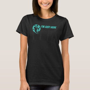 Pickleball Pun I'm Just Here For The Dinks T-Shirt