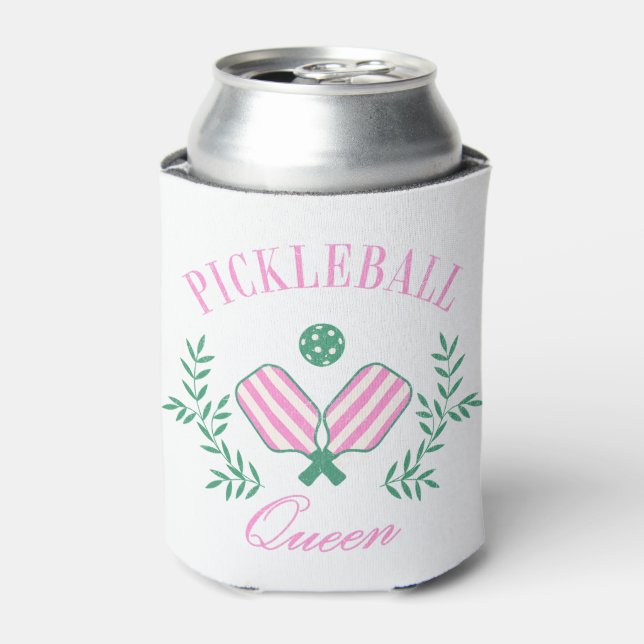 Pickleball Queen Can Cooler (Can Front)