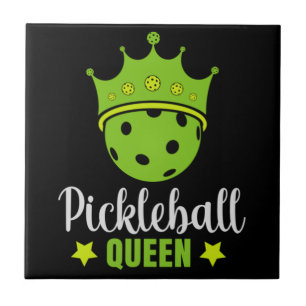Pickleball Queen Funny Pickle Ball Queen Ceramic Tile
