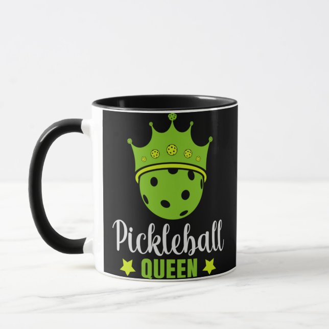 Pickleball Queen Funny Pickle Ball Queen  Mug (Left)