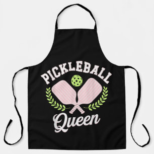 Pickleball Queen Funny Pickleball Player Apron