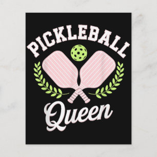 Pickleball Queen Funny Pickleball Player Flyer