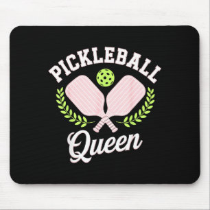 Pickleball queen funny pickleball player mouse pad