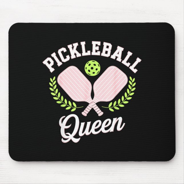 Pickleball queen funny pickleball player  mouse pad (Front)