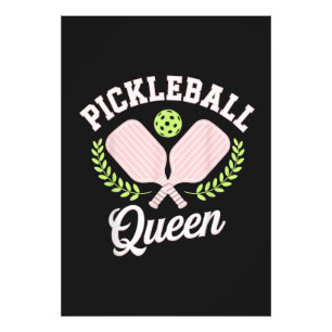 Pickleball Queen Funny Pickleball Player Photo Print