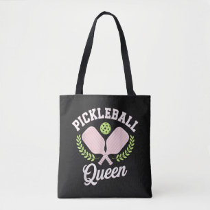 Pickleball Queen Funny Pickleball Player Tote Bag