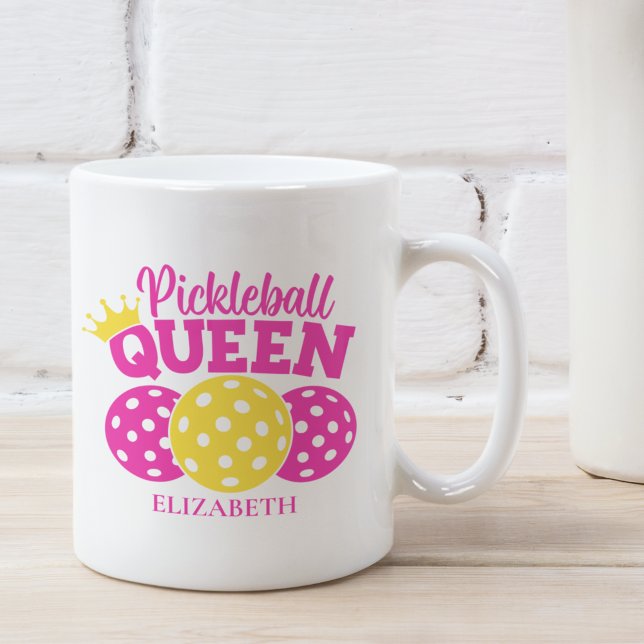 Pickleball Queen, Gift for Pickleball Lover Coffee Mug (Creator Uploaded)
