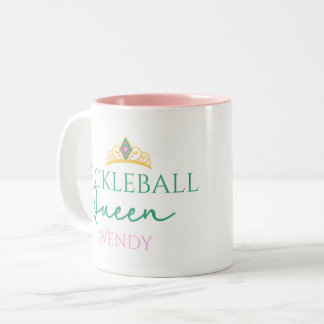 Pickleball Queen “I Came To Dink” Two-Tone Mug