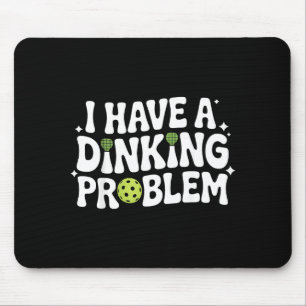 Pickleball retired dink grandpa funny sport gift mouse pad