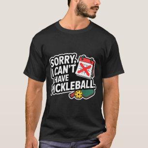 Pickleball retired dink grandpa funny sport gift T-Shirt