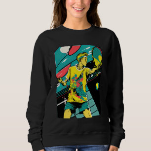 Pickleball Retirement Appreciation Pop Style Pickl Sweatshirt