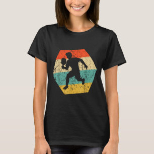 Pickleball retro distressed hexagon pickleball T-Shirt