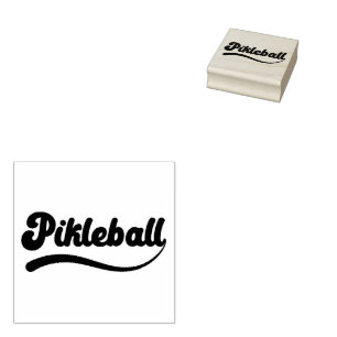 Pickleball rubber stamp