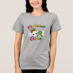 Pickleball s for Women - Pickleball Queen Tri-Blend Shirt