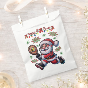 Pickleball Santa Claus Christmas Favour Bag