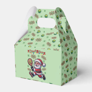 Pickleball Santa Claus Christmas Favour Box