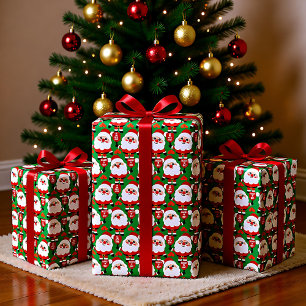 Pickleball Santa Wrapping Paper