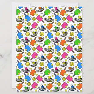 Pickleball Scrapbook Paper