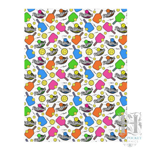 Pickleball Scrapbook Paper