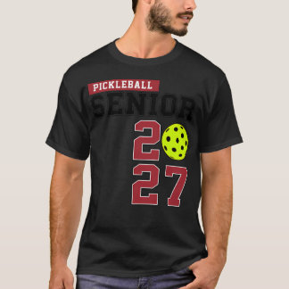 Pickleball Senior 2027 Pickleball Class Of 2027 T-Shirt