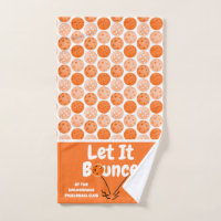 Pickleball Serve Let It Bounce Orange Personalised