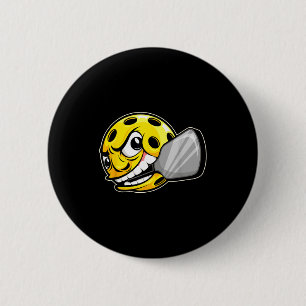 Pickleball shirts funny for men &amp; women cool 6 cm round badge