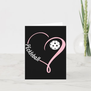 Pickleball shirts women's valentine's day card